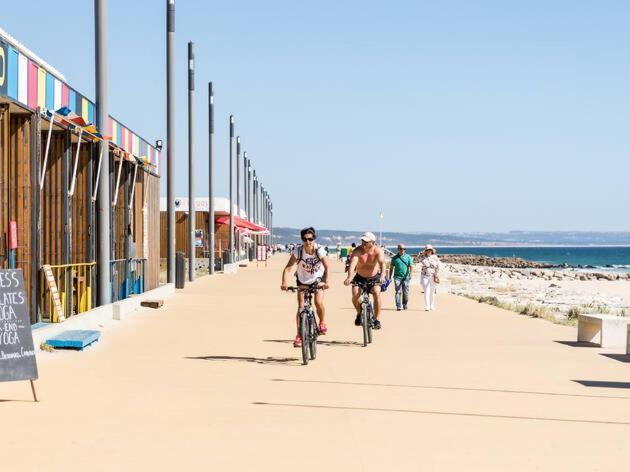 Front Beach Costa Caparica Lisbon Costa de Caparica Exterior foto
